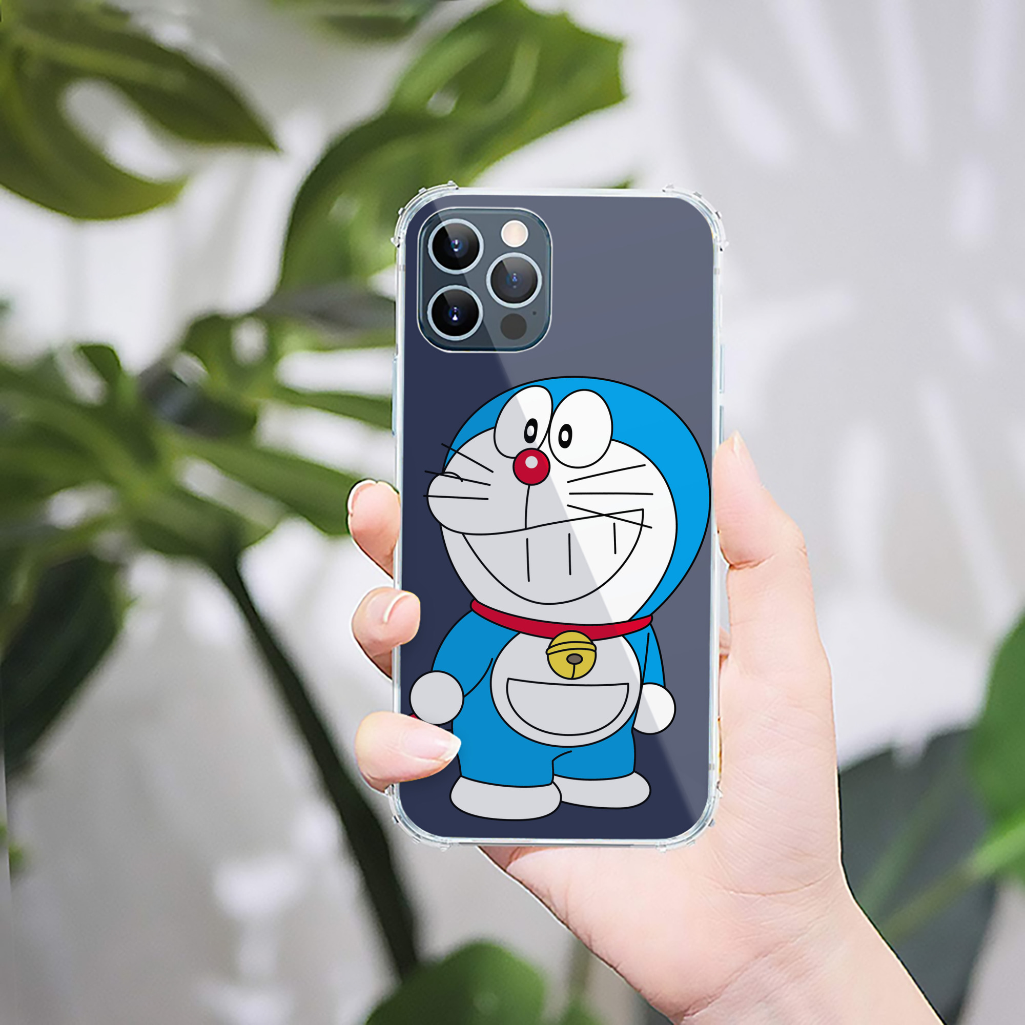 （画像用） ドラえもん Doraemon 【iPhone 12シリーズ対応】透明スマホケース（クリアソフトケース）